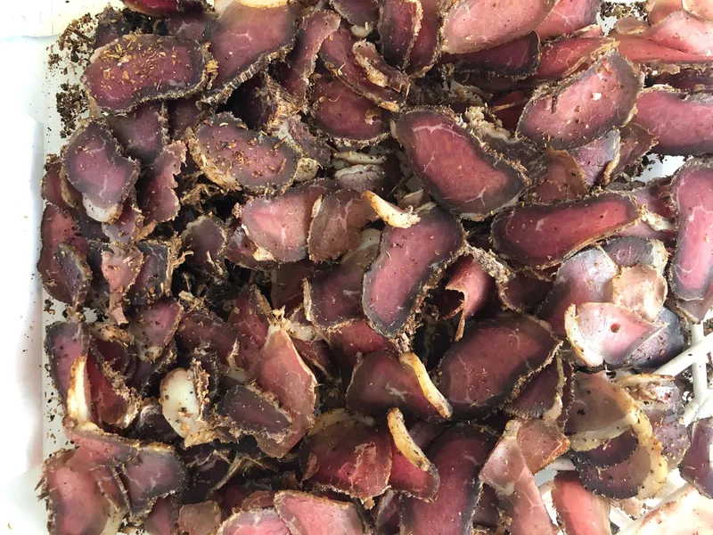 Air-dried farm biltong